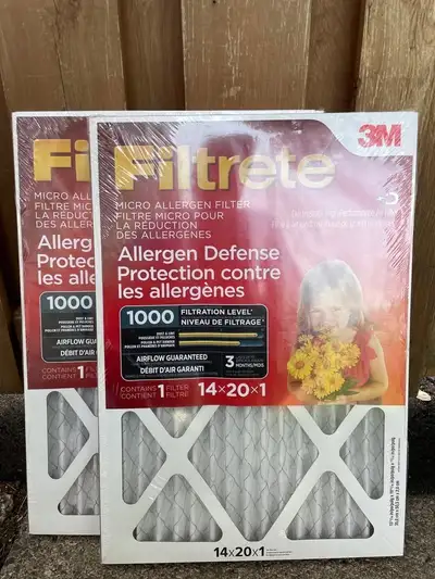 3M Filtrete 14x20x1 Air Filters - Brand New, View more