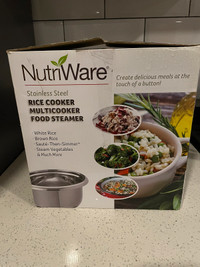 Nutriware Stainless Steel Rice Cooker