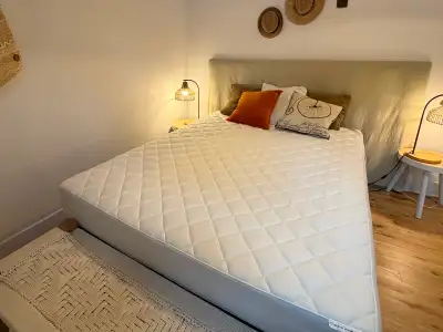 Sommier + matelas 160 cm grand 2 places, View more