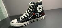 Black “Made with Love” Chuck Taylor Converse All Stars