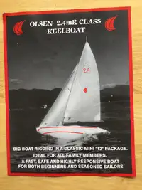 Brand New Olson Mini 12;  2.4M class keelboat Brand New Sailboat