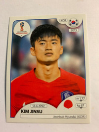 2018 PANINI FIFA WORLD CUP RUSSIA STICKER K. JINSU #496 KOREA
