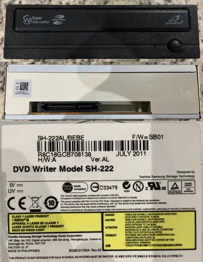 Samsung SH-S222AL CD/DVD±RW Dual Layer Multi Recorder SATA Drive, View more