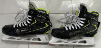 Bauer GSX Senior Goalie Skates Size 9D with Superfeet Insoles