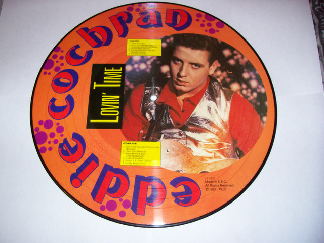 Eddie Cochrane picture disc vinyl record dans CD, DVD et Blu-ray  à Trenton - Image 2