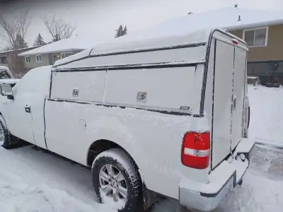 Lockable, mechanics, toolbox, topper. New these range from 7k to 9k. Floodlights and fire extinguish...