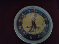 Dr Seuss 3 D Vintage Clock Works Great