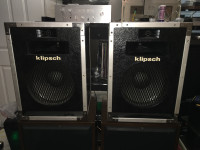 Klipsch Heresy Industrial Ported H.I.P Speakers, Pair, 70's, USA