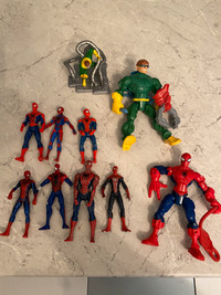 Figurines Spider-Man (7$ chaque)