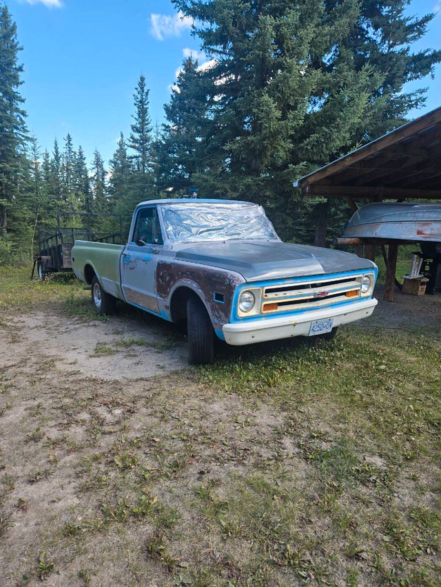 67 chev half ton 2 wheel drive 283 3 on tree in Cars & Trucks in Vanderhoof - Image 2