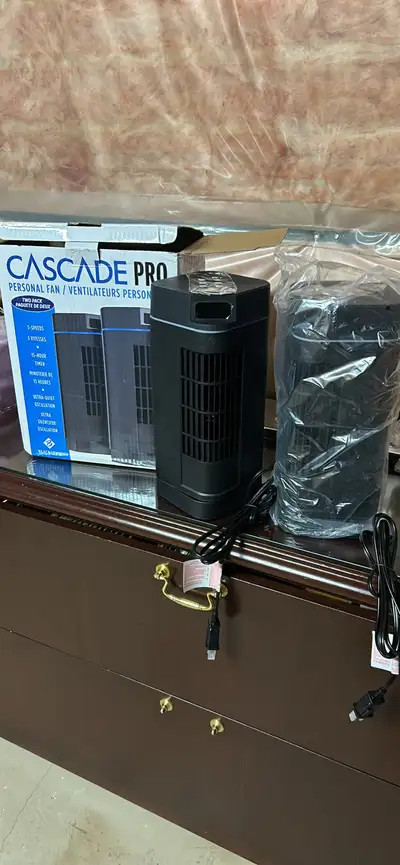 2-Pack Personal Fans with Remotes- BRAND NEW, View more