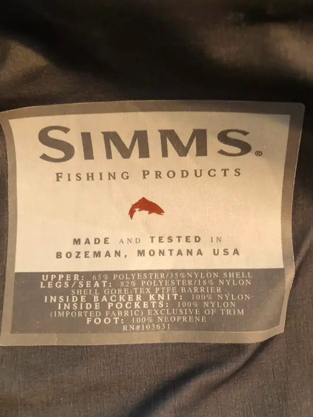 SIMMS G4 Gore-Tex Chest Waders in Fishing, Camping & Outdoors in Red Deer - Image 7