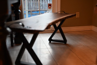 Hand made black walnut bench… with handles! 