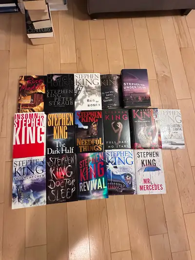 16 Stephen king hardcover books, View more
