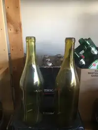 Wine bottles Green , Carboys, ez cap beer bottles