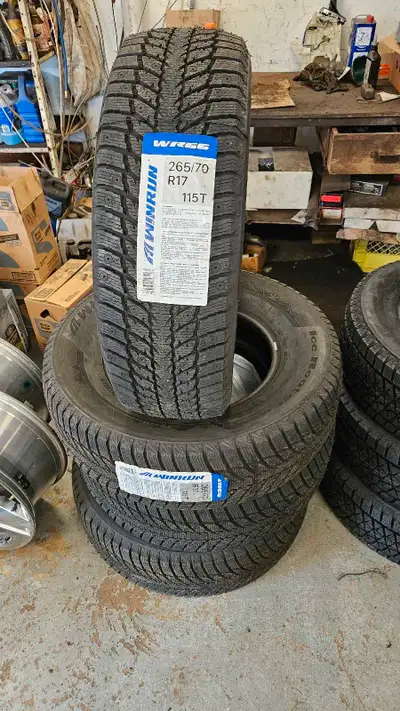 265/70/R17 Winrun Icerooter WR66 winter tires Brand new snow tires with warranty 130.99 each + tax I...