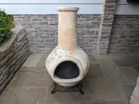 Large Garden Chiminea Outdoor Fireplace