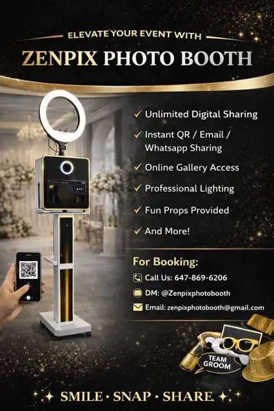Premium Dslr photo booth, View more