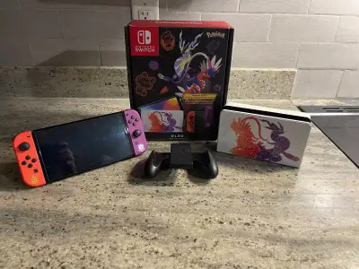 Nintendo Switch OLED Édition Pokémon Scarlet & Violet, View more