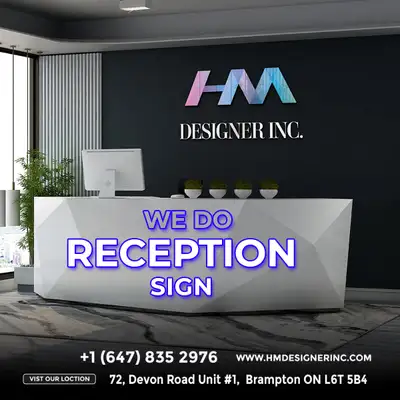 Reception Signs – Professional Custom Designs, View more