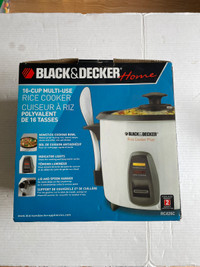 Black & Decker 16 cup multi use rice cooker - model RC426C 