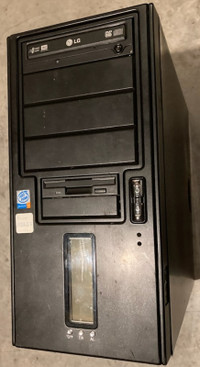 Vintage ATX Case with Floppy Drive + DVD Drive + Accessories