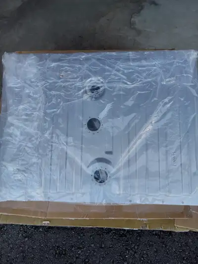 NEW- FI-TECH-GO-EFI- 1964-1968 Mustang fuel tank kit. Includes Tanks Inc. powder coated fuel tank an...