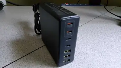 USB Charging block. 7 ports, View more