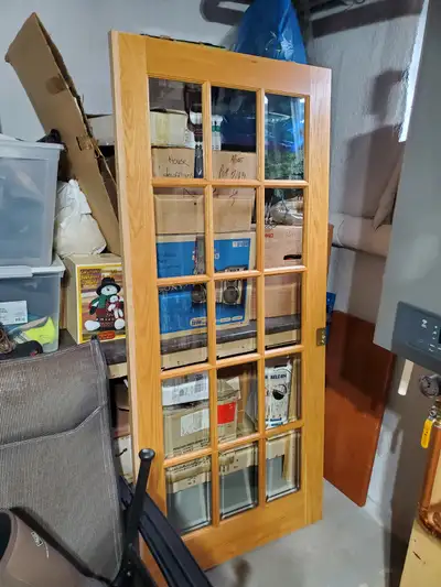 36" Oak French Door, View more