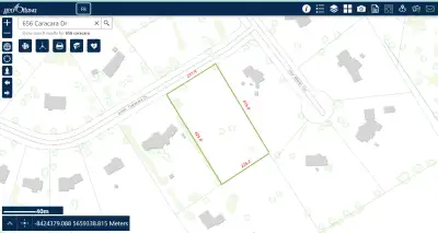 2.25 Acre lot for sale in Manotick. Build your dream home! Plenty of space for a pool, tennis court...