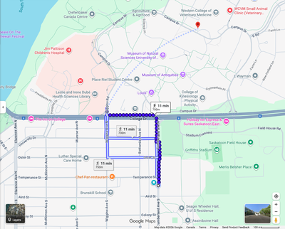 Parking Space 11 mins walk from UofSask campus