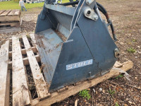 60" skid steer bucket 4 in 1 