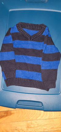 George knit striped sweater 2T