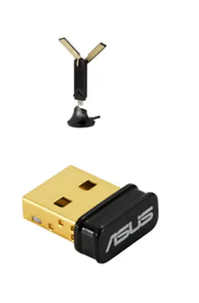 ASUS Bluetooth 5.0 USB Adapter + ASUS USB-AX56 WiFi 6 AX1800, View more