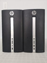 2 HP Desktop PC A12-9800, 8GB RAM, 500GB HDD, DVD-RW - $250