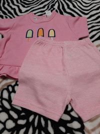 Baby shorts and top set6months