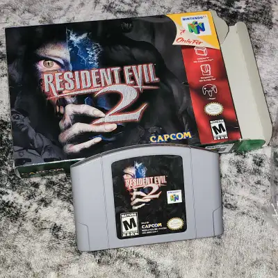 Resident Evil 2 N64 (Box And Game), View more