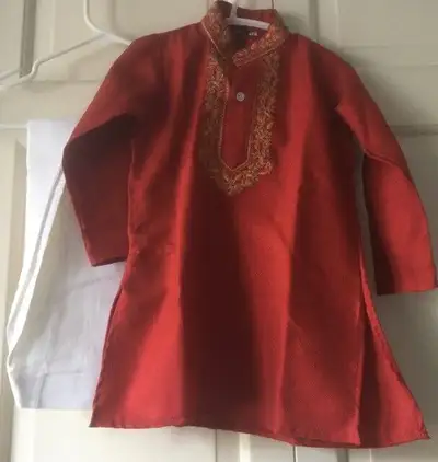 Brand new trousers, 1 Men's Kurta & 1 Boy's kurta/Pyjama, 1 Boy's T-shirt 1.'Cherokee' Blue cargo pa...