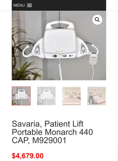 Patient cieling lift, View more