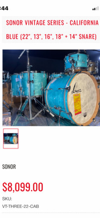 Sonor Vintage Series Drums
