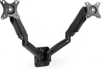 VIVO: Height Adj Pneumatic Extended Arm Dual Monitor Wall Mount
