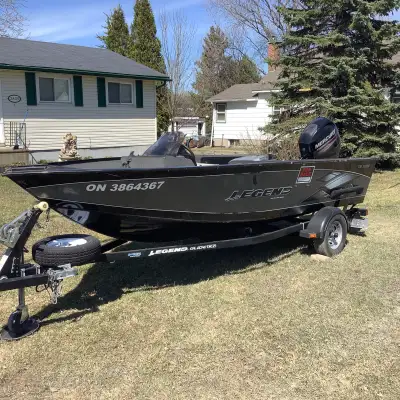 I have a 2013 Legend XGS 16’ boat for sale with 60horse Mercury EFI motor with big foot. It has 458h...