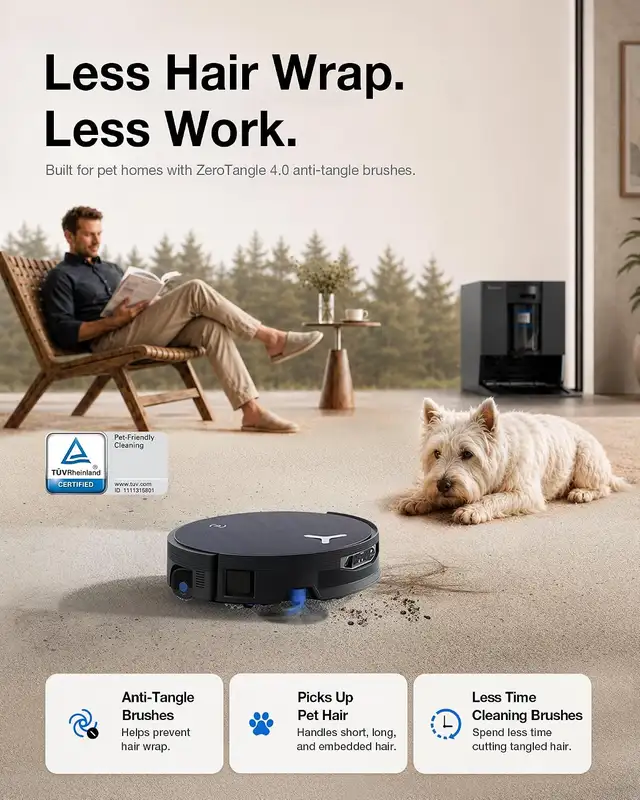 ECOVACS DEEBOT X12 OMNICYCLONE Robot Vacuum and Mop Bagless in Vacuums in Winnipeg - Image 7