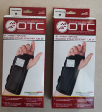 Brand New 8" Wrist Brace - Size M - R&L Pair