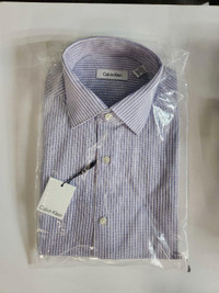 3 NEW Calvin Klein SIZE 15.5 neck dress shirts w/ tags Bundle