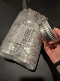 11-pack metal tins 2oz (60 ml)