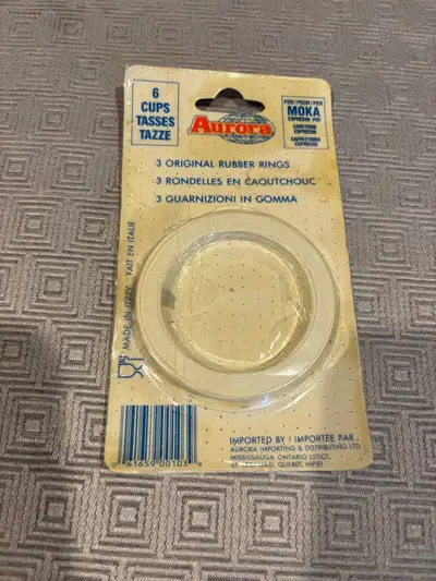 2 Moka Pot-Espresso Replacement Rings - Rondelles en Caoutchouc, View more