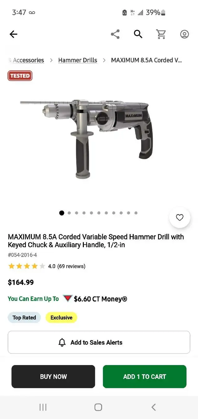 Maximum 1/2" hammer drill. in Power Tools in Barrie - Image 4