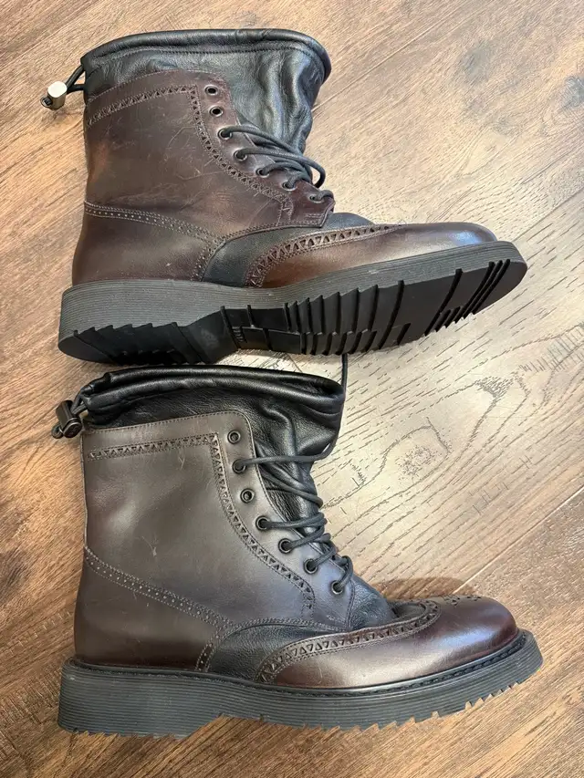 Brand New Prada Combat Boots- Mens size 9 in Men's Shoes in Mississauga / Peel Region - Image 5