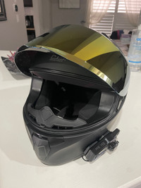 Motorcycle helmet (speed and strength)